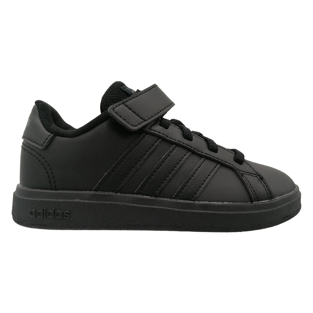 Adidas TENIS DE NINOS CON AGUJETAS Y VELCRO FZ6161 GRAND COURT 2.0 EL K Core Black Core Black Grey Six 20