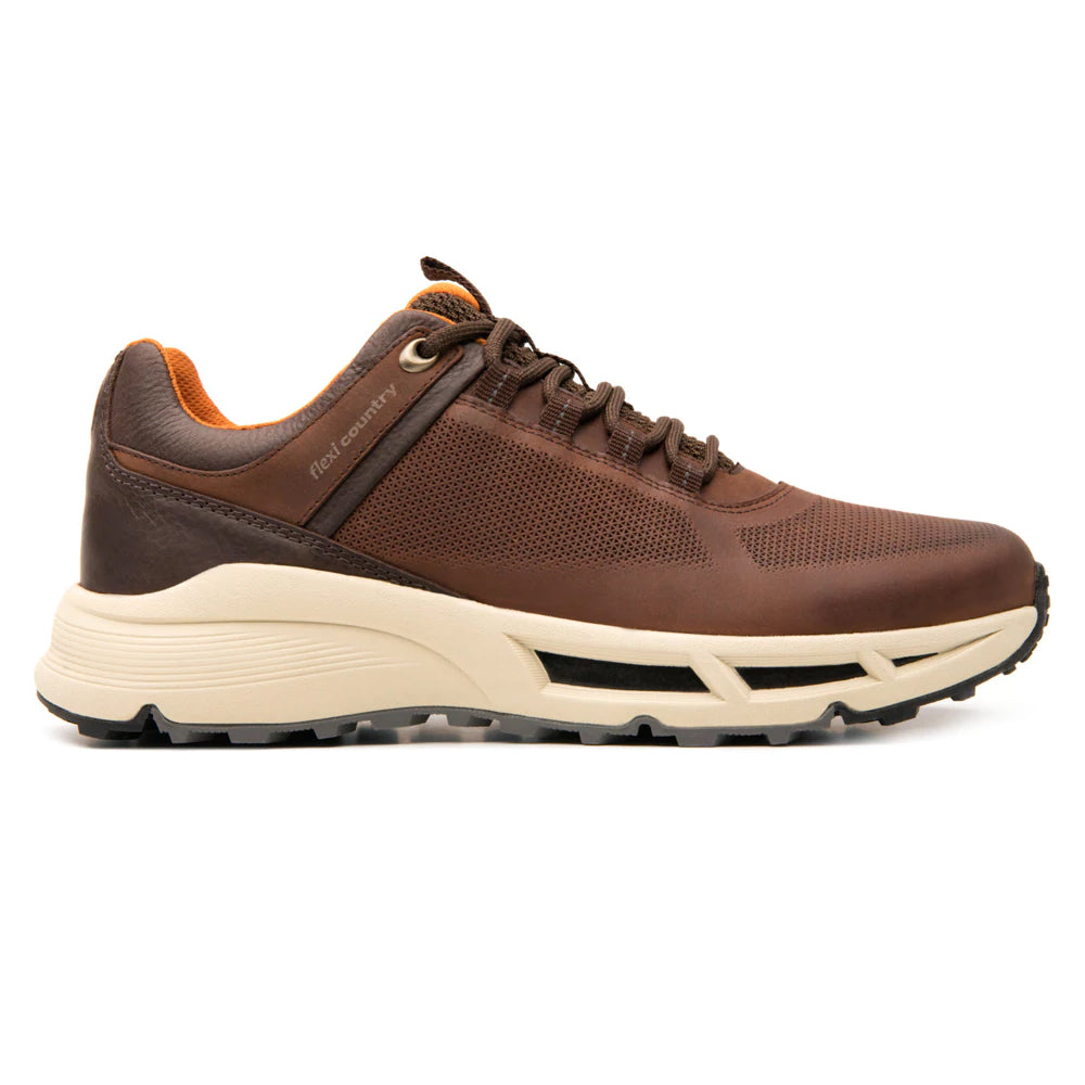 Tenis Outdoor Con Agujetas para Hombre Flexy Country 410903 FRED