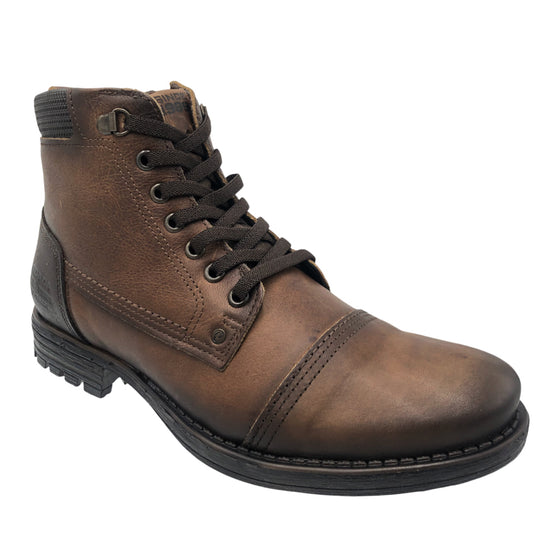 Botines Casuales con Agujetas para Hombre Pegada 180750