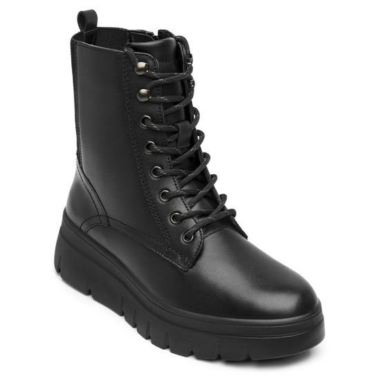 Botines de Piso con Agujetas para Mujer Flexi 137808