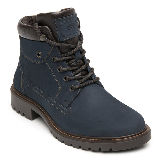 Botines de Piso con Agujetas para Mujer Flexi 37824