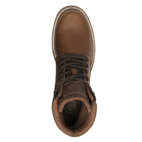 Botines de Piso con Agujetas para Mujer Flexi 37824