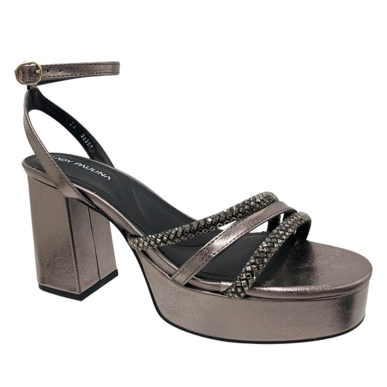 Sandalias con Tacón y Plataforma para Mujer Lady Paulina 34307