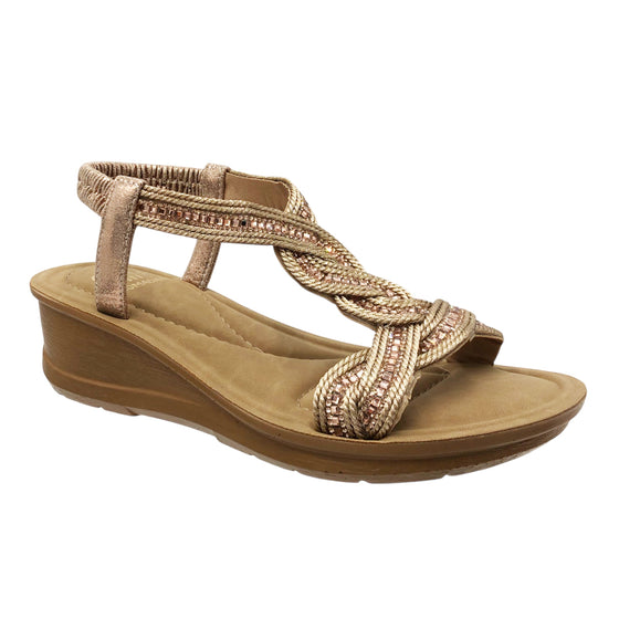 Sandalias de Cuña para Mujer Nomadas 24524