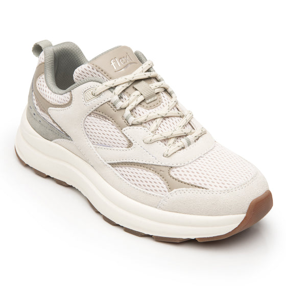 Tenis Casuales con Agujetas para Mujer Flexi 138702