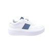 Tenis Casuales Mujer Ozono 672202 Blanco Demin