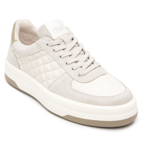Tenis Casuales con Agujetas para Mujer Flexi 137403