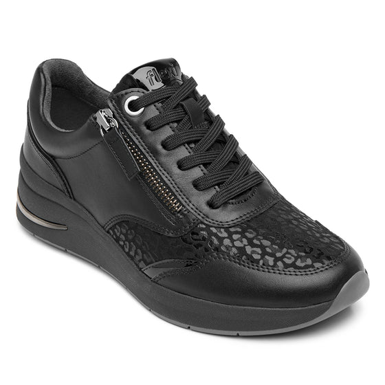 Tenis Casuales con Agujetas para Mujer Flexi 138301