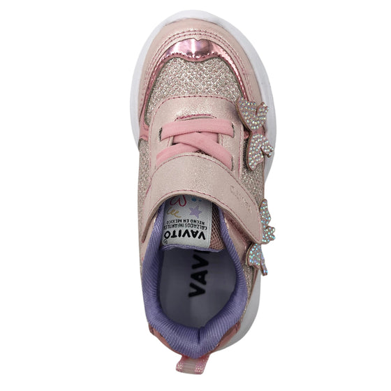 Tenis Casuales con Velcro para Niña Vavito VA830044
