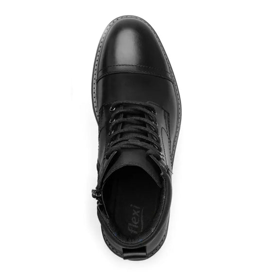 Zapatos Hombre Bota Casual Con Agujetas FLEXI 402516