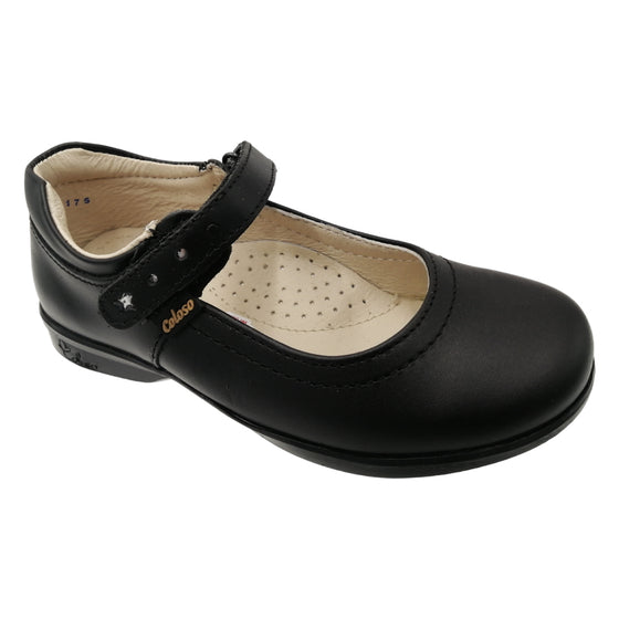 Zapatos Escolares de Velcro para Niña Coloso 13204
