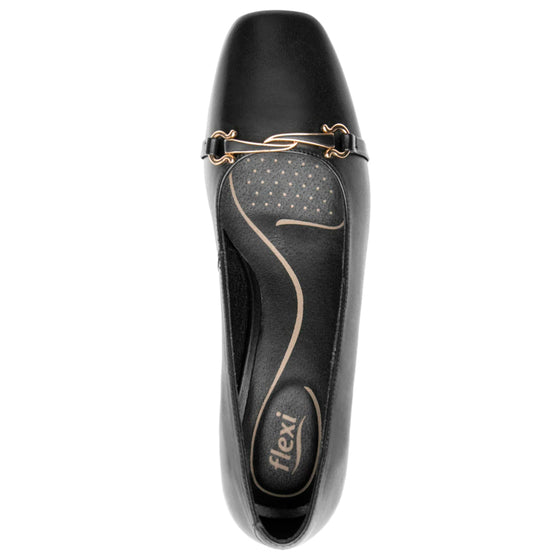 Zapatos Mujer Zapatilla de Vestir con Tacón Flexi 119701