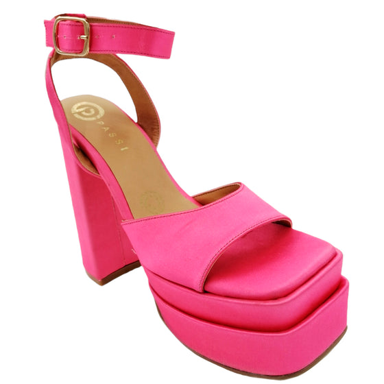 Zapatos Mujer Sandalia de Tacón y Plataforma Passi 85-108