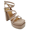 Zapatos Mujer Sandalia de Tacon Y Plataforma Passi 85-111