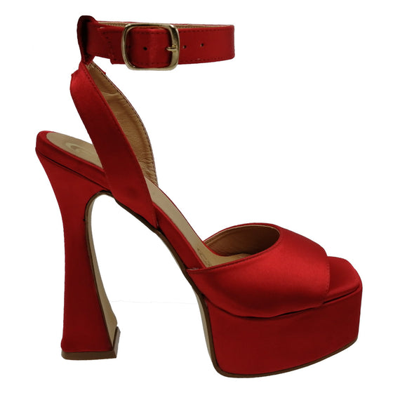 Zapatos Mujer Sandalia de Tacón y Plataforma Passi 90-108