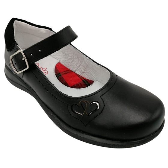 Zapatos Escolares con Hebilla de Niña Chabelo C333-A