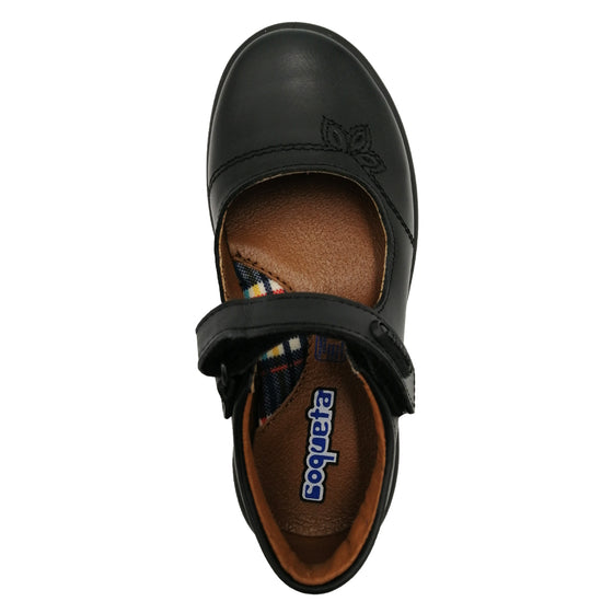 Zapatos Niñas y Joven Escolar de Velcro Coqueta Y Audaz 170903-A