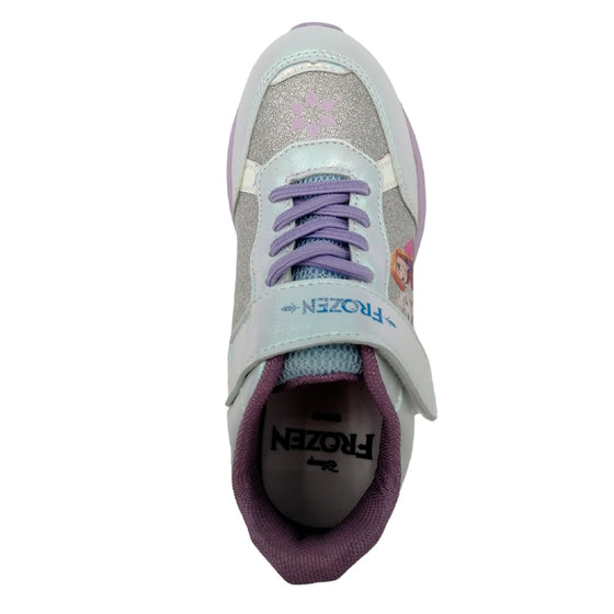 Zapatos Niñas Tenis con Velcro y Agujetas de Frozen Licencias 55042