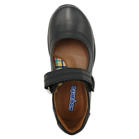 Zapatos Niñas y Joven Escolar de Velcro Coqueta Y Audaz 38700-A