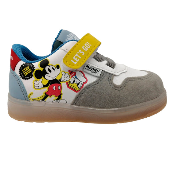 Zapatos Niños Tenis con Velcro y Agujetas de Mickey Mouse Licencias 33901